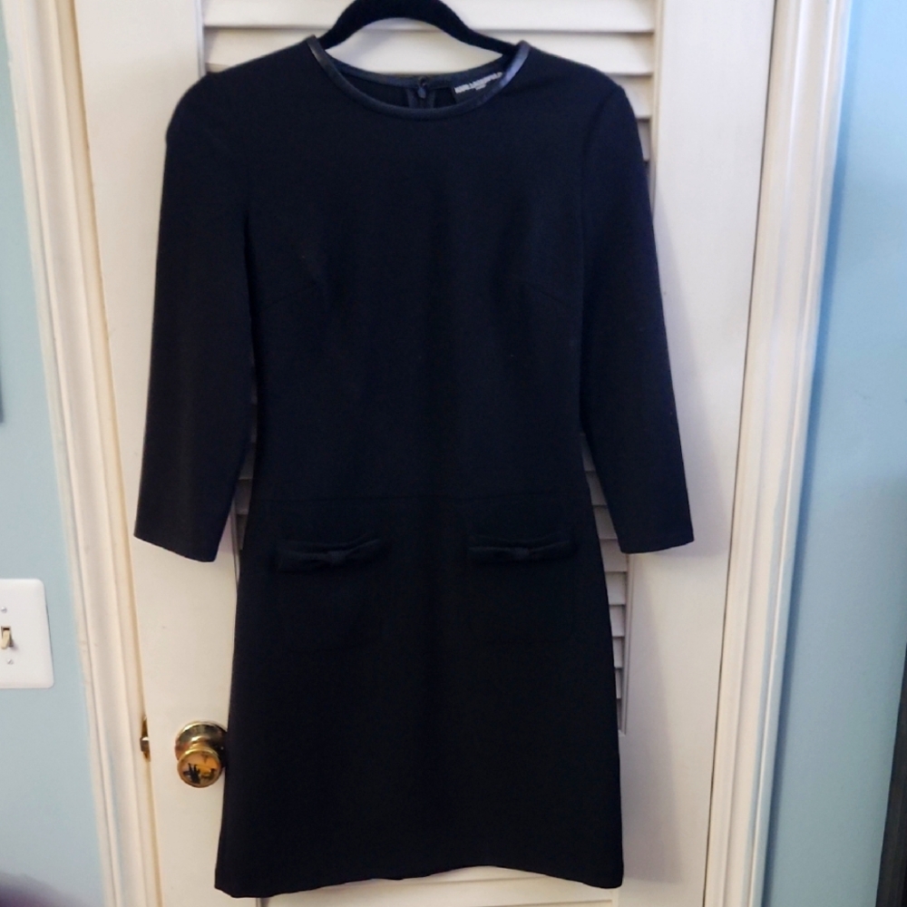 Karl Lagerfeld classic black dress